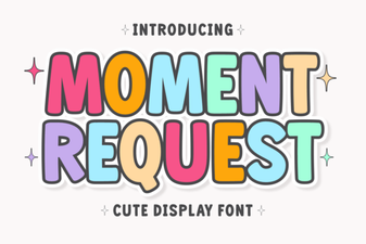 Discover Moment Request Font for Creative Design Projects