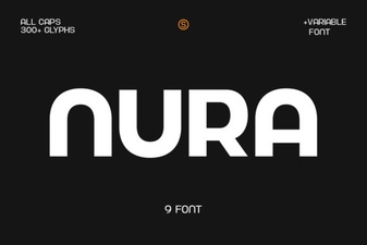 Nura Font: a Modern Typeface for Bold Creative Projects