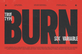 Trt Burn Font – Bold, Fiery Typeface for Creative Designs