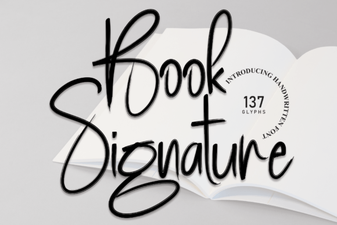 Beautiful Book Signature Fonts to Elevate Your Design Projects