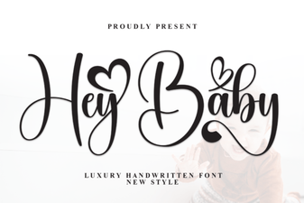 Hey Baby Font: Playful Typography for Creative Design Projects