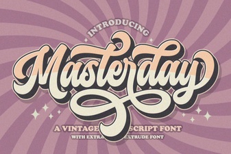Masterday Font - Elegant Script Font for Creative Designs
