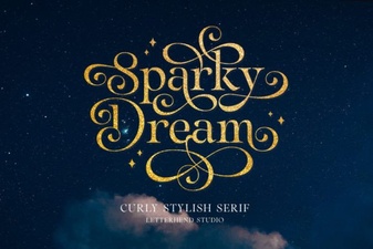 Sparky Dream Font: a Creative Typeface for Modern Designs